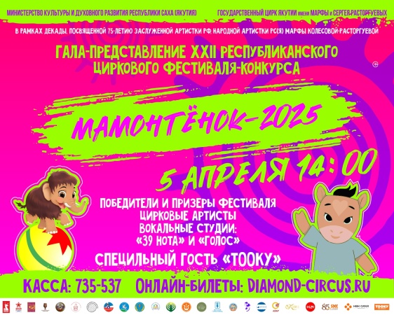  XХlI республиканский цирковой фестиваль-конкурс «Мамонтёнок-2025»