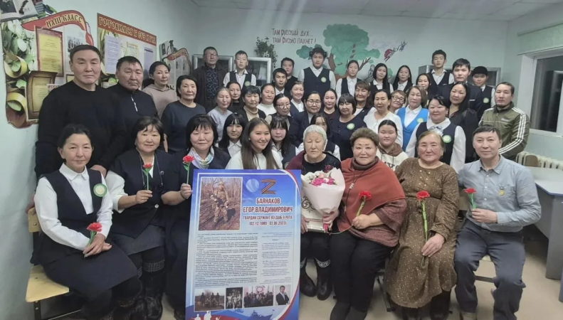 Урок мужества в Бэдьиминской средней школе памяти героя