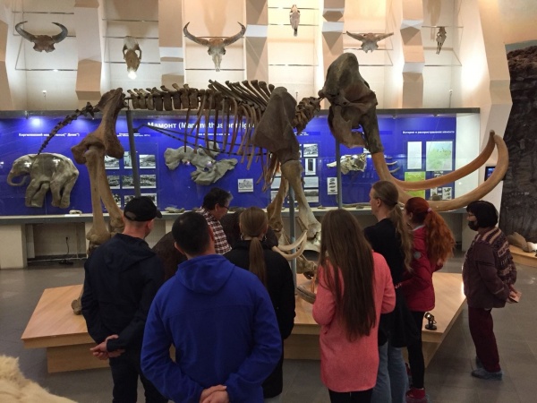  Музей мамонта посетили руководство и артисты Цирка Крокус