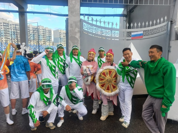 Наши артисты принимают  участие на официальном закрытии VIII Международных спортивных игр "Дети Азии"