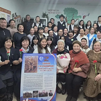 Урок мужества в Бэдьиминской средней школе памяти героя